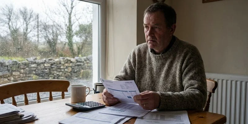 Heating bill comparison graph showing increasing costs over years with an old inefficient boiler